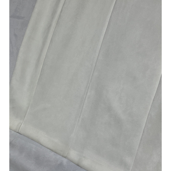 Calvin Klein Sheath Dress Size 16 White Faux Suede Sleeveless Career Office Work - Picture 7 of 12